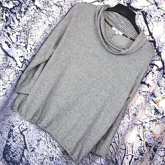 SOFT LIGHTWEIGHT SWEATER L Peyton Primrose Grey Spring Fall Cozy Casual Packable - Picture 1 of 7